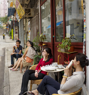 In Hong Kong, a coffee costs an eye-watering $10.50. Photo / Getty