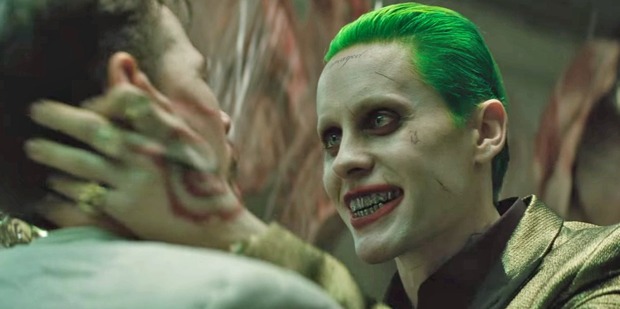 Jared Leto as The Joker in the movie Suicide Squad.
