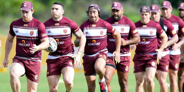 The Queensland Maroons will be looking to take the 2016 series with a win Wednesday night. Photo / Getty Images