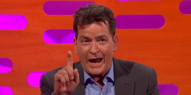 Charlie Sheen took great delight in dishing the dirt on Trump.