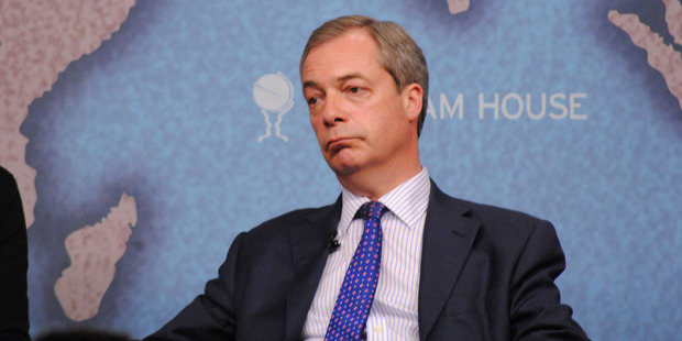 UKIP leader Nigel Farage was an architect of Britain's seismic decision to leave the European Union. Photo / Chatham House