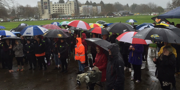 Justice for Moko protest march in Rotorua. Photo / Alan Gibson