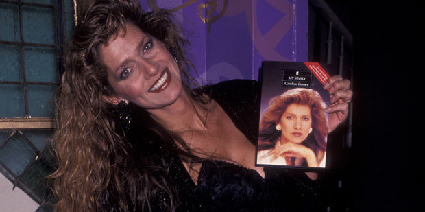 Caroline Tula Cossey at her book launch in 1992. Photo / Getty