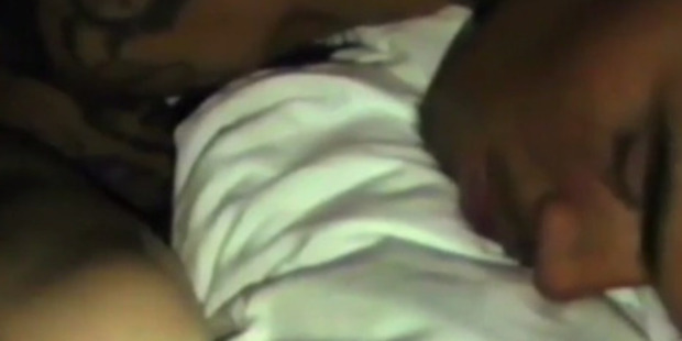 The likeness of Chris Brown in Kanye West's music video Famous.