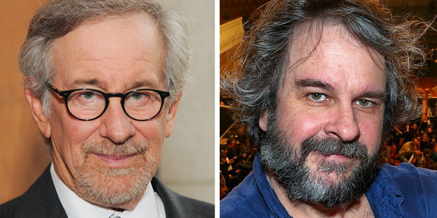 Directors Steven Spielberg and Peter Jackson. Photo / AP, NZH