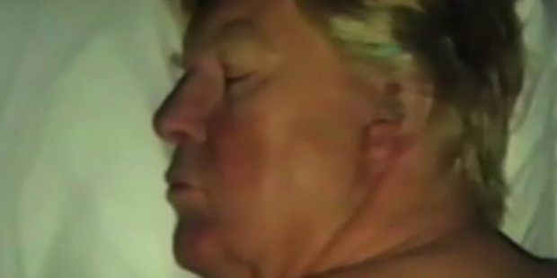 The likeness of Donald Trump in Kanye West's music video, Famous.