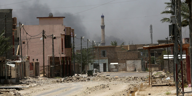 Iraqi forces took Fallujah from the Islamic State group. Photo / AP