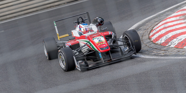 Nick Cassidy racing in the FIA Formula 3 European Championship at the Norisring. Photo / Getty Images