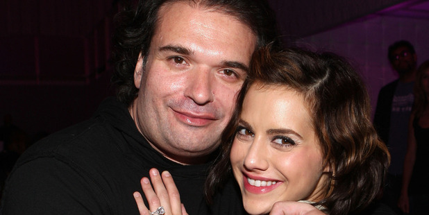 Brittany Murphy and husband, writer Simon Monjack. Photo / Getty Images