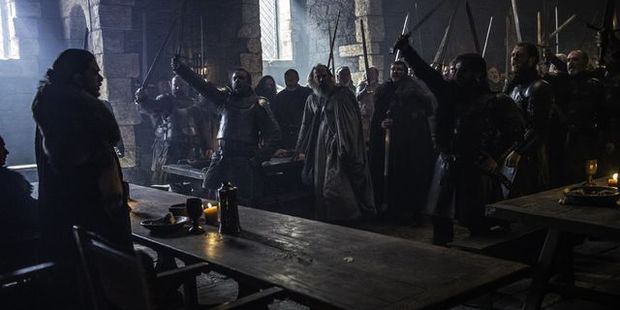 In the last episode of Season 6 Game of Thrones, Jon Snow is declared King of the North.