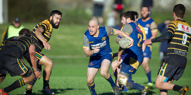 Tauranga Sports fullback Steve Honey in action against Greerton Marist. Photo: ANDREW WARNER