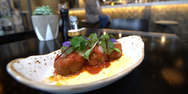 Venison meatballs. Photo / Nick Reed