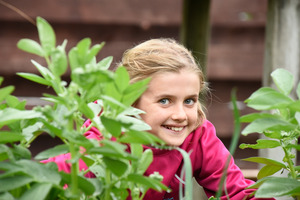 Little Gardener, Ella Webb. Photo/George Novak