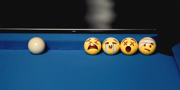 Emoji Pool Set, by Beijing artist Winigreeni. Photo / Supplied