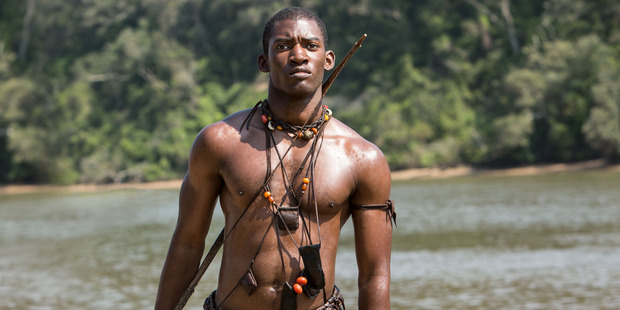 A scene from the TV show, Roots.