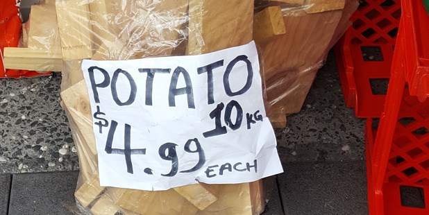 "These spuds would take some boiling to mash," says Darcy. Photo / Supplied
