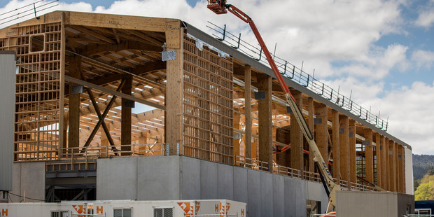 New Zealand biggest new timber mill outside Rotorua.