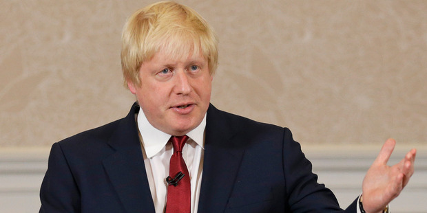 Former London mayor Boris Johnson announces that he will not run for leadership of Britain's ruling Conservative Party. Photo / AP