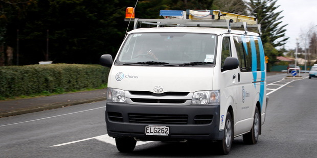 Spark says its customers might be waiting up to two weeks for a Chorus technician to fix faults in the copper network caused by the wet weather. Photo / NZME