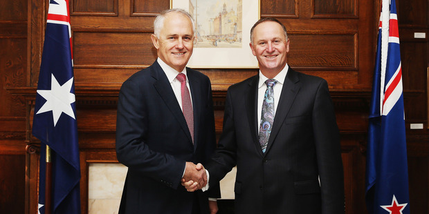 Malcolm Turnbull faces a general election on Saturday and took time out of his campaign schedule for the discussion with John Key. Photo / Supplied