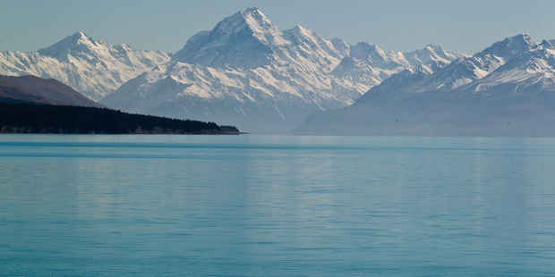 Lake Pukaki "is such an unearthly shade of blue that it looks like a scene out of a movie," wrote Conde Nast. Photo / Richard Robinson