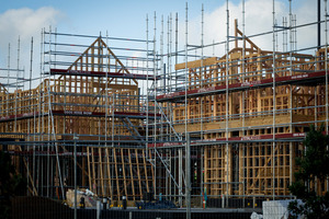 Housing development at Hobsonville Point, Auckland. Photo / Dean Purcell.