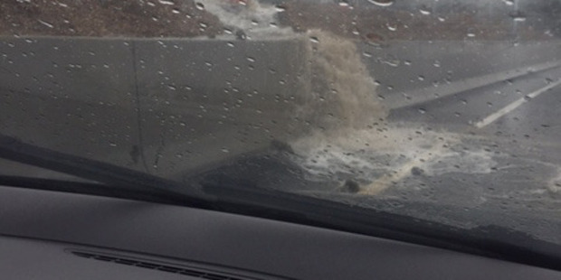 Flooding caused problems around Auckland yesterday. Photo / Supplied
