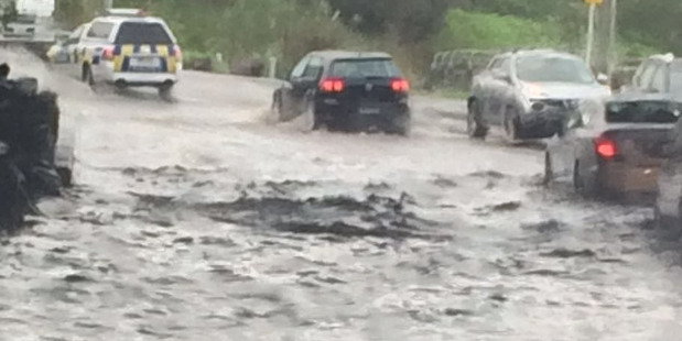 Ground already sodden after yesterday's deluge is at risk of further flooding today. Photo / Supplied