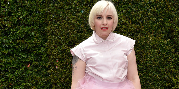 Lena Dunham has slammed Kanye West's Famous video, and she wasn't even in it. Photo / AP