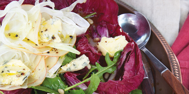 Radicchio Blue Cheese and Pine Nut Salad.