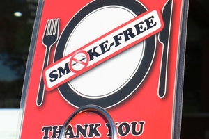 Eight Wairarapa cafes are now advocating for smokefree dining after a Compass Health initiative. Photo / Hayley Gastmeier