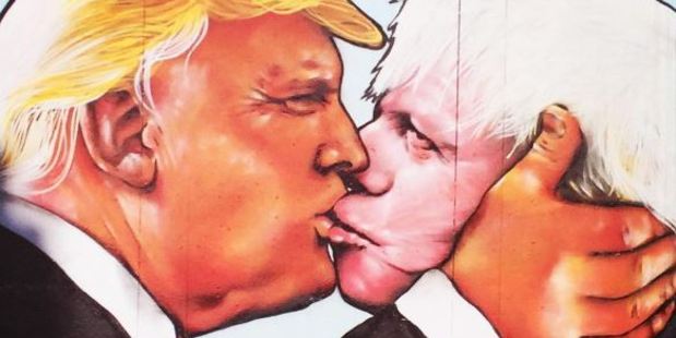 Both Trump and Johnson have polarised public opinion in their respective countries. Photo / Twitter