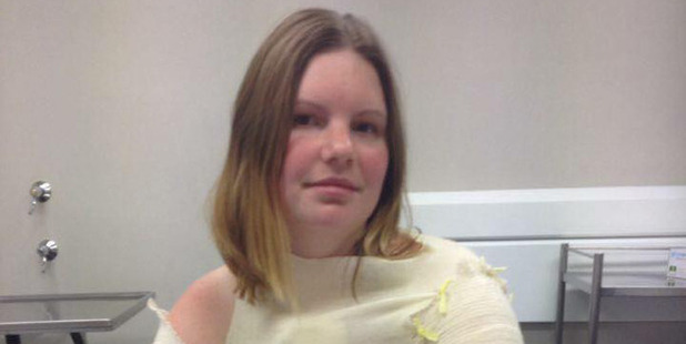 An Australian mother-of-three wants to warn other families of the dangers of pressure cookers. Photo / Facebook / Cassie Hodges