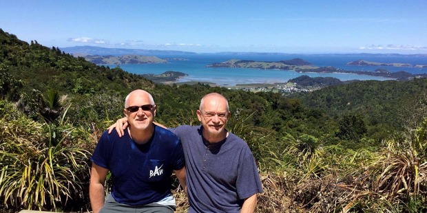 Doug McCall, left, and his partner Roberto Taddeucci are "ecstatic" over the news. Photo / Supplied