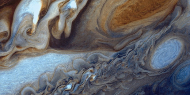 An image taken by the Voyager 1 probe showing Jupiter's Great Red Spot. Photo / NASA
