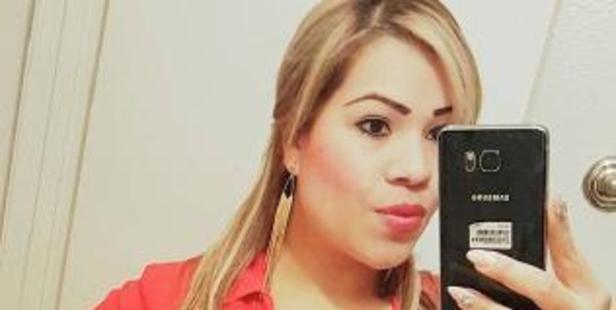 Esteysi Sanchez Izazaga, 29, had been out boozing at several bars in Oceanside, California, when she slammed into the homeless man, impaling him through her windscreen. Photo / Facebook