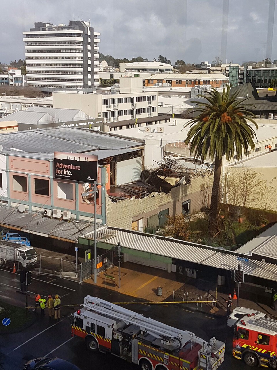 The scene of the incident. Photo / Belinda Feek