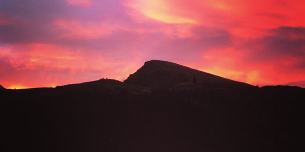 Sunrise over Arrowtown. Photo / Karen Chappell