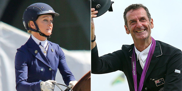 Julie Brougham, left, has the edge over Sir Mark Todd by "a year or so".