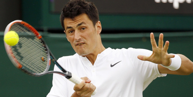 Bernard Tomic of Australia. Photo / AP