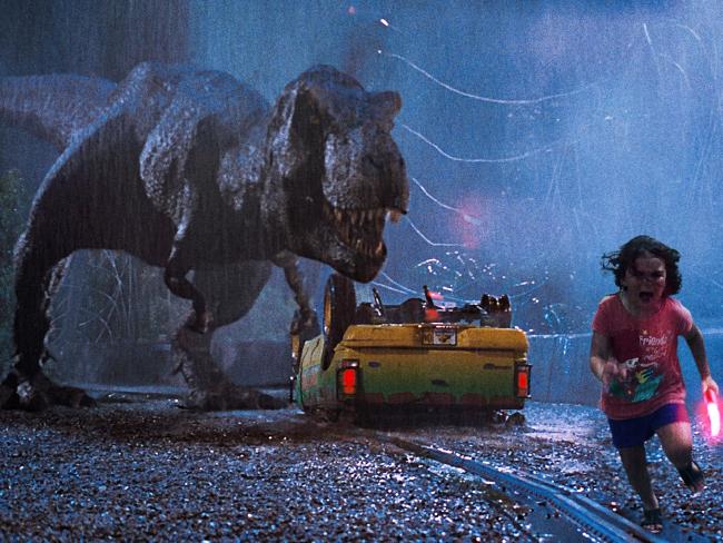 Running from a T-Rex in Jurassic Park. Photo / livethroughthis4, imgur