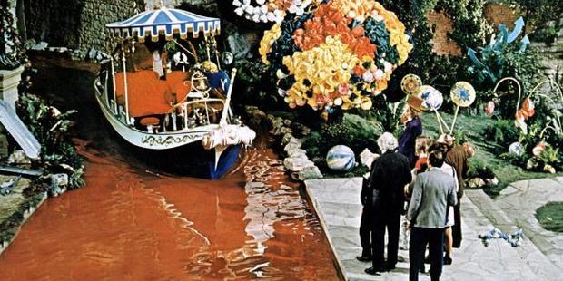 The chocolate river was "stinking water" reportedly. Photo / supplied