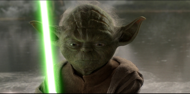 Yoda's odd speech pattern is central to his personality.