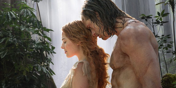 Alexander Skarsgard, Margot Robbie as Tarzan and Jane in the new Tarzan movie.