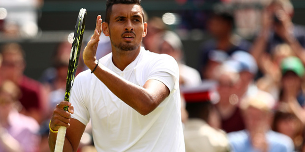 Nick Kyrgios. Photo / Getty