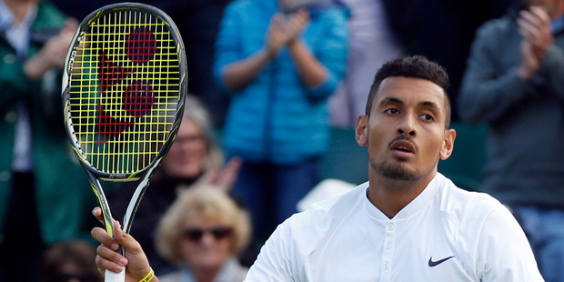Nick Kyrgios. Photo / AP