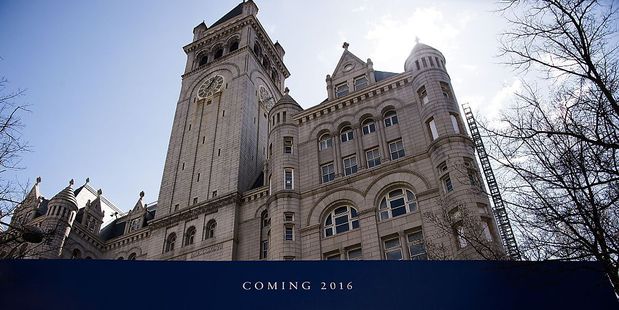 The Trump International Hotel in Washington is set to open in September. Photo / Getty Images