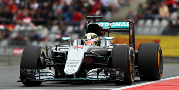 Lewis Hamilton during the Formula One Grand Prix of Austria. Photo / Getty Images