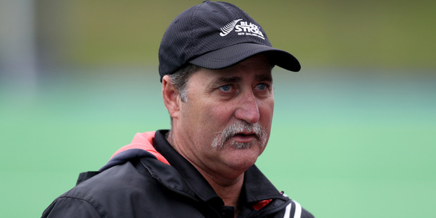 Head Coach Mark Hager during the Olympic Games hockey announcement. Photo / Getty Images