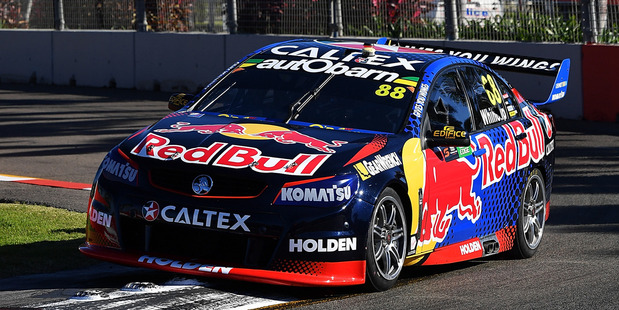 Jamie Whincup during practice ahead of the Townsville 400. Photo / Getty Images